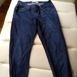 Paper denim cloth ankle jeans